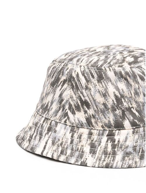 Isabel Marant abstract-print bucket hat