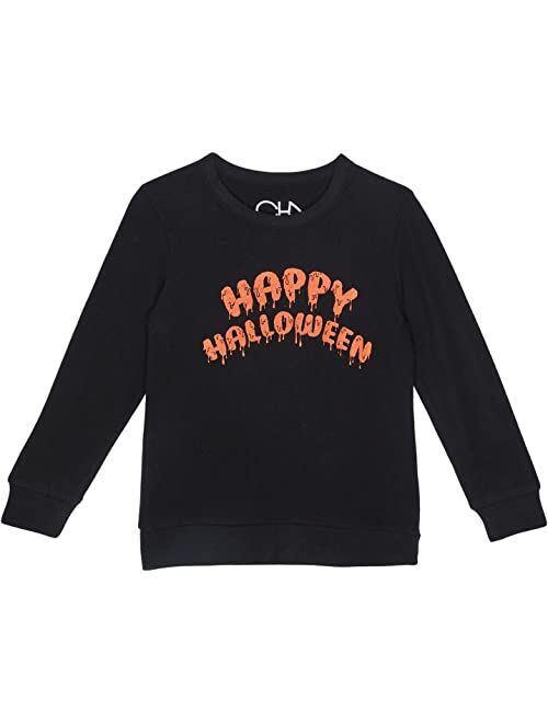 Chaser Kids Happy Halloween Recycle Bliss Knit Pullover (Little Kids/Big Kids)