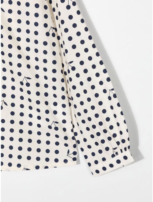 Bonpoint Bessie polka-dot print blouse