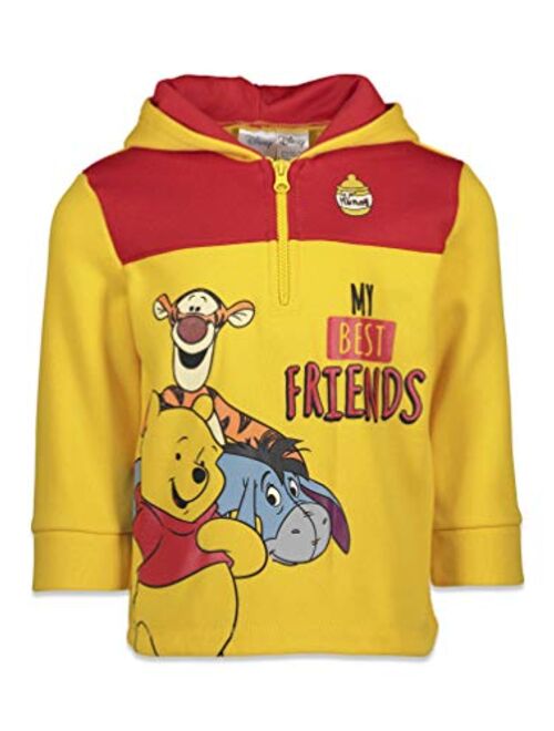 Disney Cars Lightning McQueen Boys Fleece Half Zip Pullover Hoodie