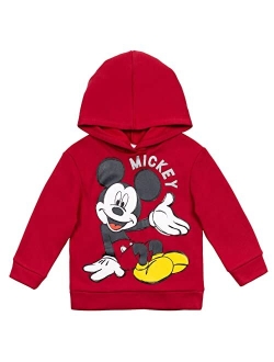 Mickey Mouse Toddler Boys Pullover Hoodie Red 2T