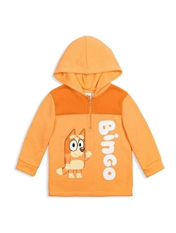 Bluey Fleece Half Zip Hoodie Toddler to Big Kid