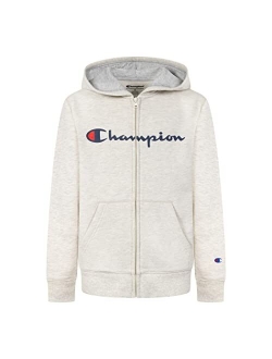 Boys Fleece Hooded Zip Up Sweatshirt Hoody Kids Clothes