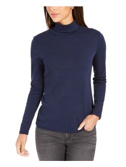 Women's Pima Turtleneck Top, Created for Macy's