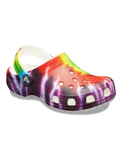 Crocs Classic TieDye Graphic Kids' Clogs