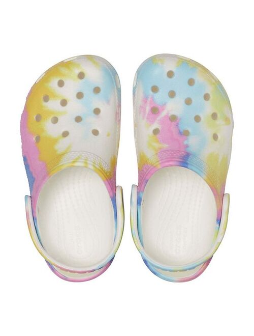 Crocs Classic TieDye Graphic Kids' Clogs