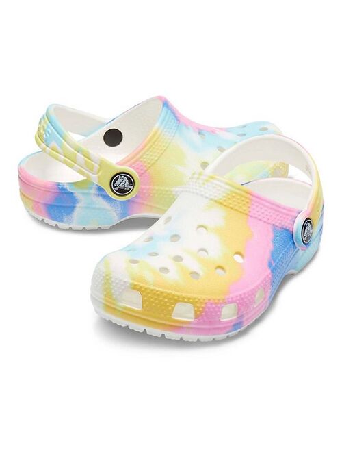 Crocs Classic TieDye Graphic Kids' Clogs