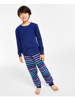 Kids' Printed Striped Matching Jogger Pants, Created for Macy's