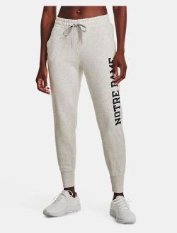 Women's UA All Day Fleece Collegiate Joggers