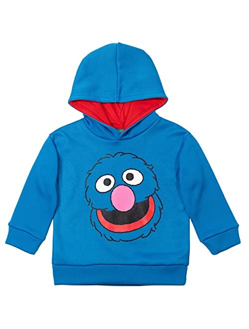 Sesame Street Elmo Abby Cookie Monster Fleece Pullover Hoodie Infant to Little Kid