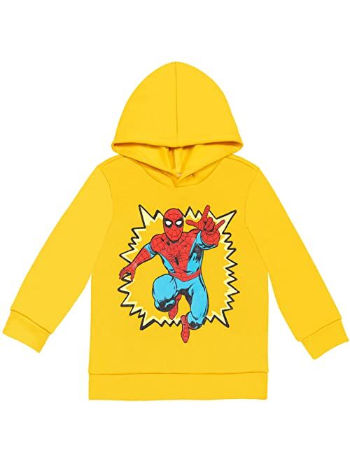 Marvel Avengers Spider-Man Toddler Boys Fleece Pullover Hoodie Black 2T