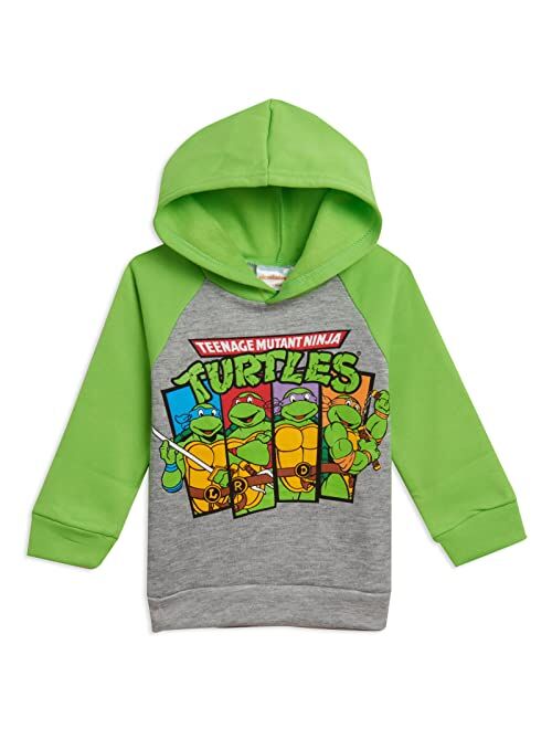 Teenage Mutant Ninja Turtles Donatello Leonardo Michelangelo Raphael Fleece Pullover Hoodie Toddler to Big Kid