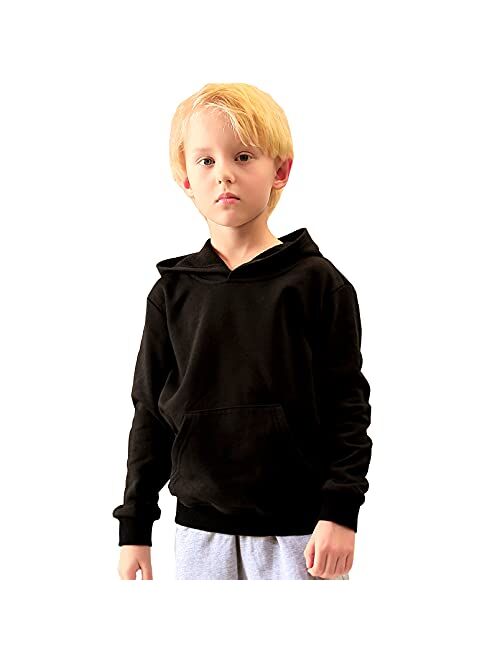 ALALIMINI Toddler Hoodies Boys Hoody Kids Cotton Hooded Pullover Sweatshirts