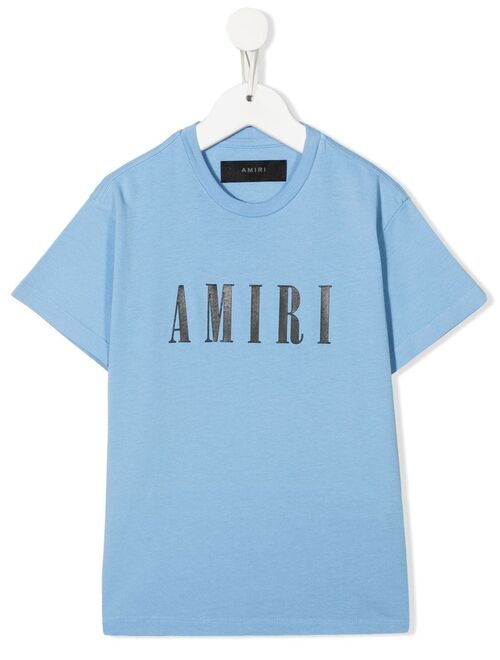 AMIRI KIDS logo-print short-sleeve T-shirt