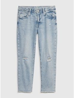 Kids Girlfriend Jeans with Washwell