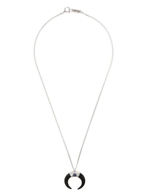 Isabel Marant horn chain-link pendant necklace