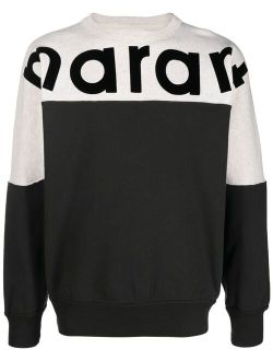 logo-print crewneck sweatshirt