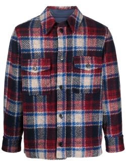 Kevron checked shirt jacket