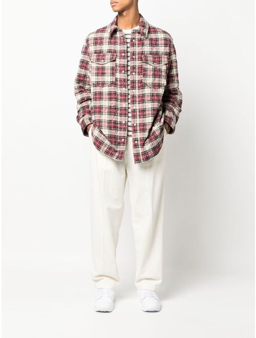 Isabel Marant checked quilted cotton shirt