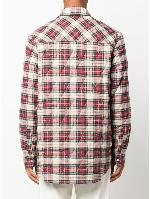 Isabel Marant checked quilted cotton shirt