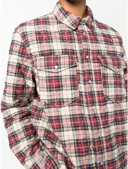 Isabel Marant checked quilted cotton shirt