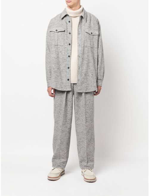 Isabel Marant drawstring-waist straight-leg trousers