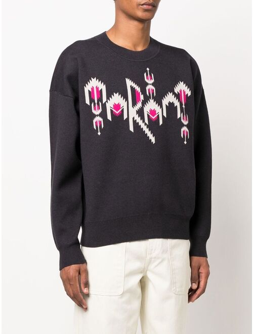 Isabel Marant logo print sweatshirt