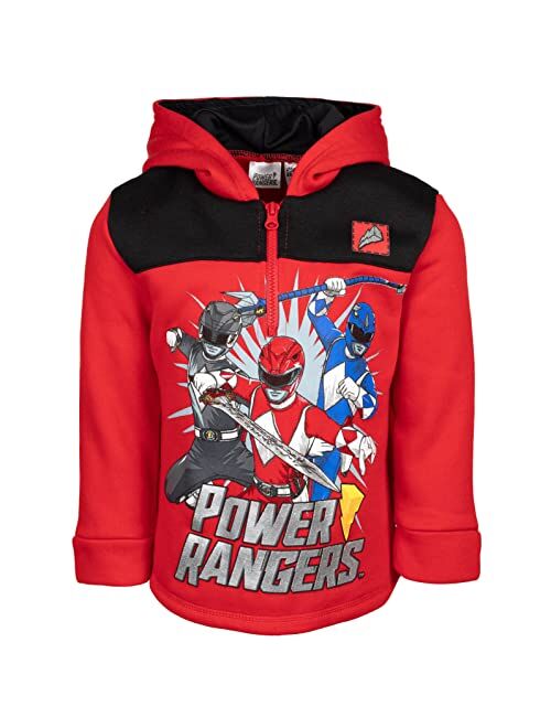 Power Rangers Half Zip Hoodie Toddler to Big Kid