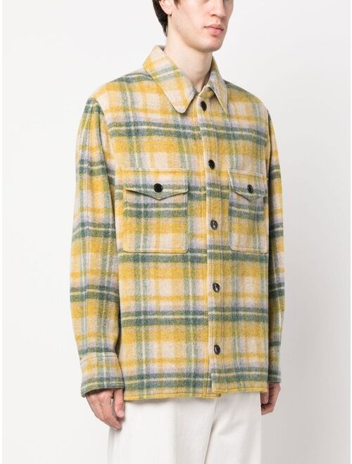 Isabel Marant checked shirt jacket