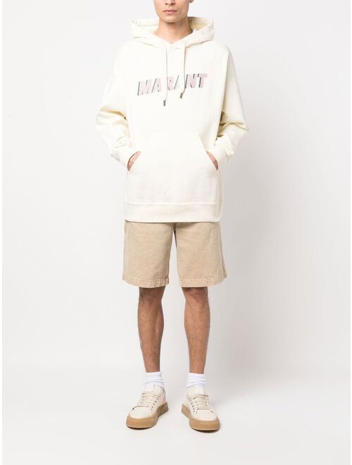 Isabel Marant logo-print drawstring hoodie