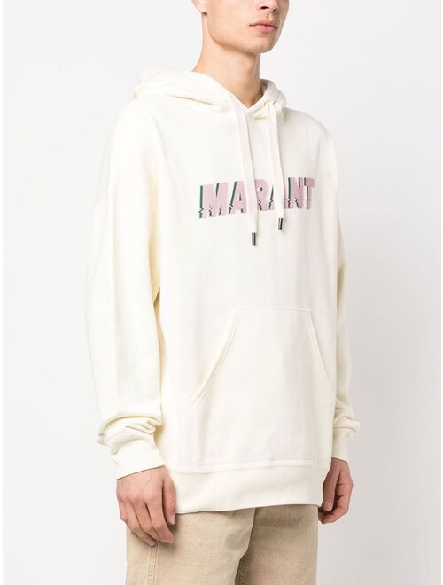 Isabel Marant logo-print drawstring hoodie