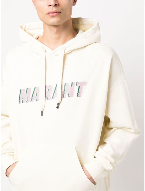 Isabel Marant logo-print drawstring hoodie