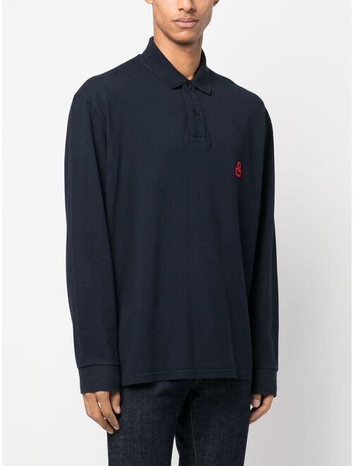 Isabel Marant embroidered-logo polo shirt