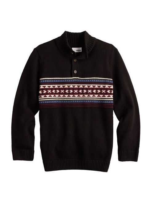 Boys 8-20 Sonoma Goods For Life Mock Neck Sweater