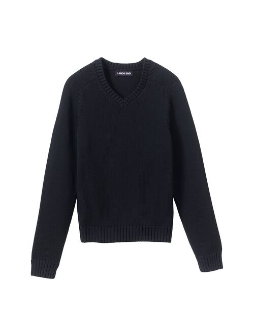 lands end Boys 2-20 Lands' End School Uniform V-neck Sweater