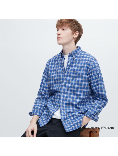 UNIQLO Extra Fine Cotton Broadcloth Long-Sleeve Shirt