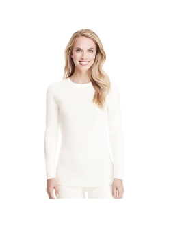 Softwear with Stretch Long Sleeve Crewneck Top