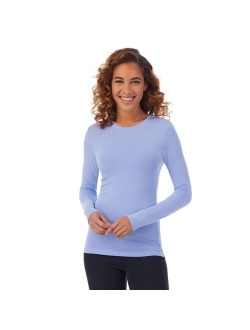 Softwear with Stretch Long Sleeve Crewneck Top