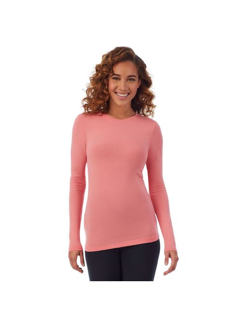 Women's Cuddl Duds Softwear with Stretch Long Sleeve Crewneck Top