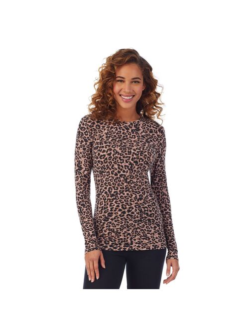 Women's Cuddl Duds Softwear with Stretch Long Sleeve Crewneck Top