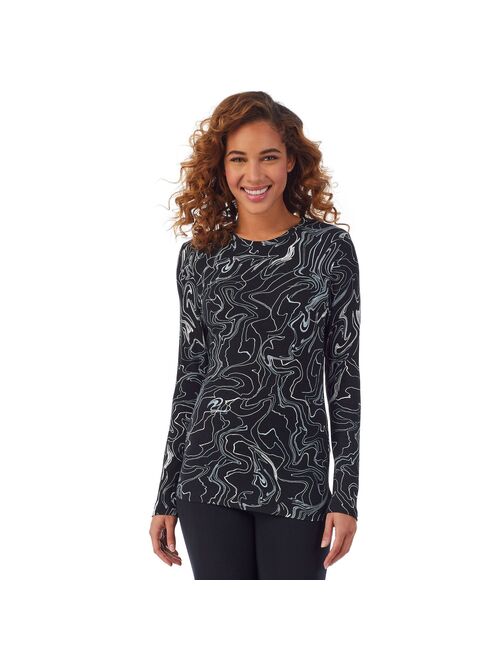 Women's Cuddl Duds Softwear with Stretch Long Sleeve Crewneck Top