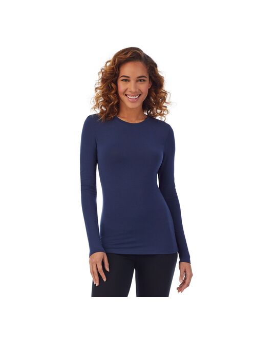 Women's Cuddl Duds Softwear with Stretch Long Sleeve Crewneck Top