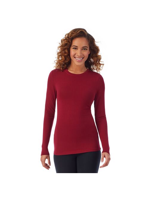 Women's Cuddl Duds Softwear with Stretch Long Sleeve Crewneck Top