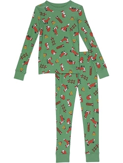 Organic Cotton Fitted Pajamas (Little Kids)