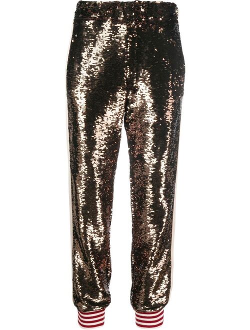 Palm Angels sequin-embellished track pants