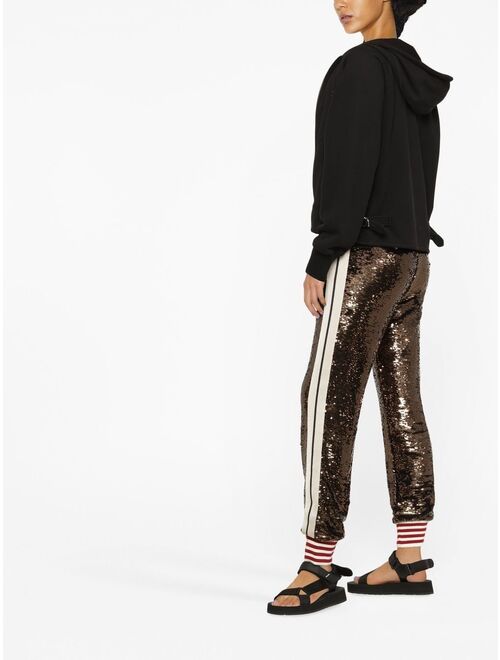 Palm Angels sequin-embellished track pants