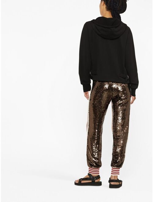 Palm Angels sequin-embellished track pants