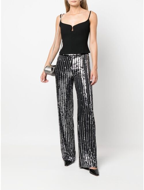 Karl Lagerfeld x Alled-Martinez sequinned trousers