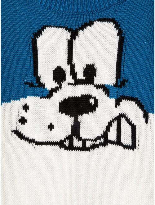 Stella McCartney Kids cartoon-print knitted jumper