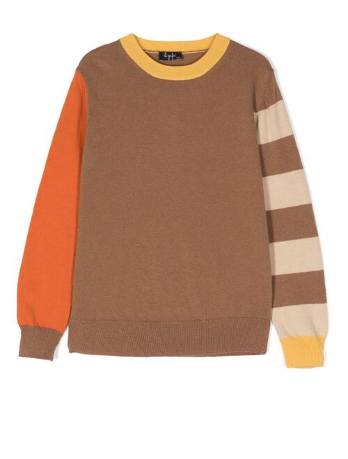 Il Gufo striped crew neck jumper